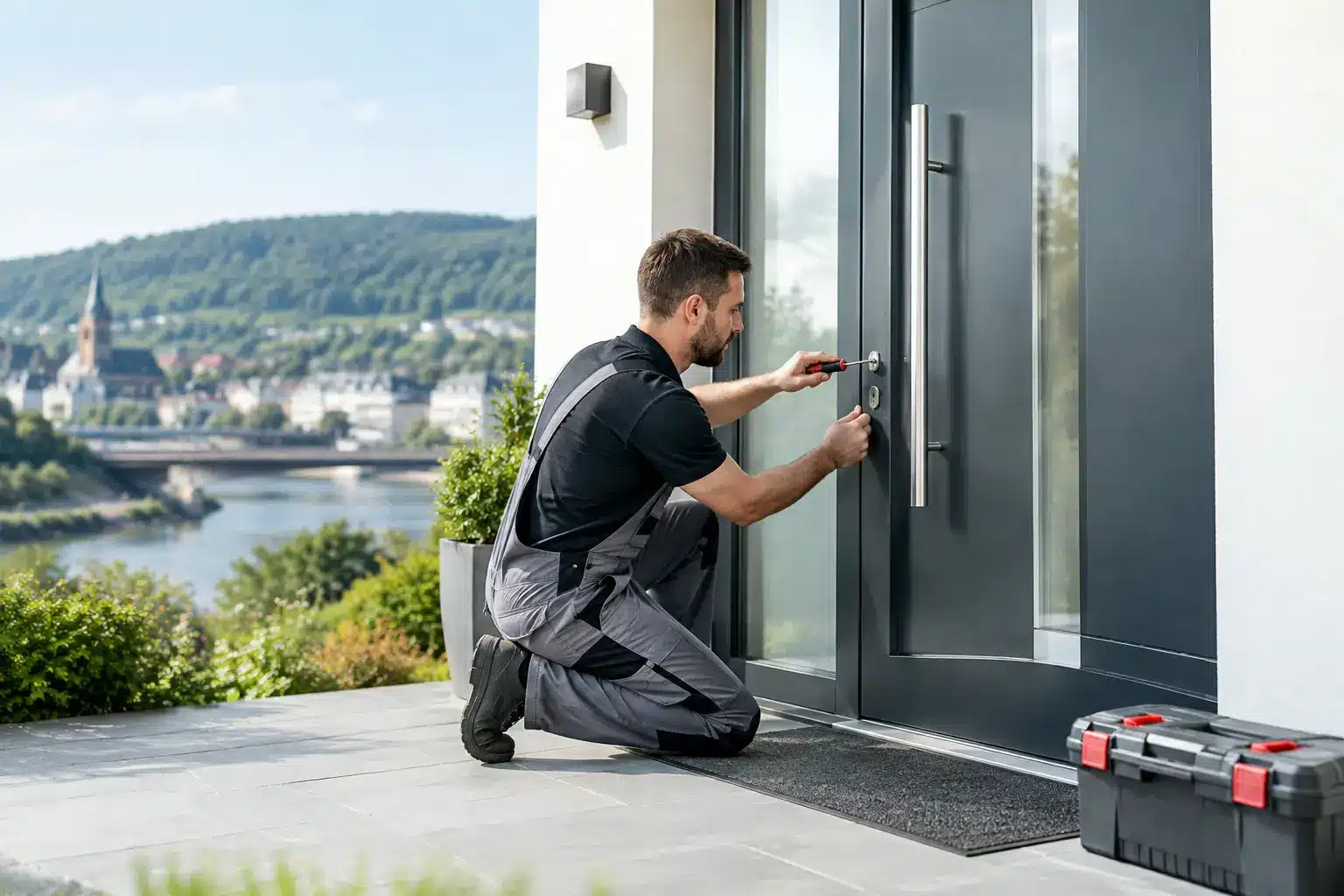Haustür-Festpreis-Montage im Saarland planen